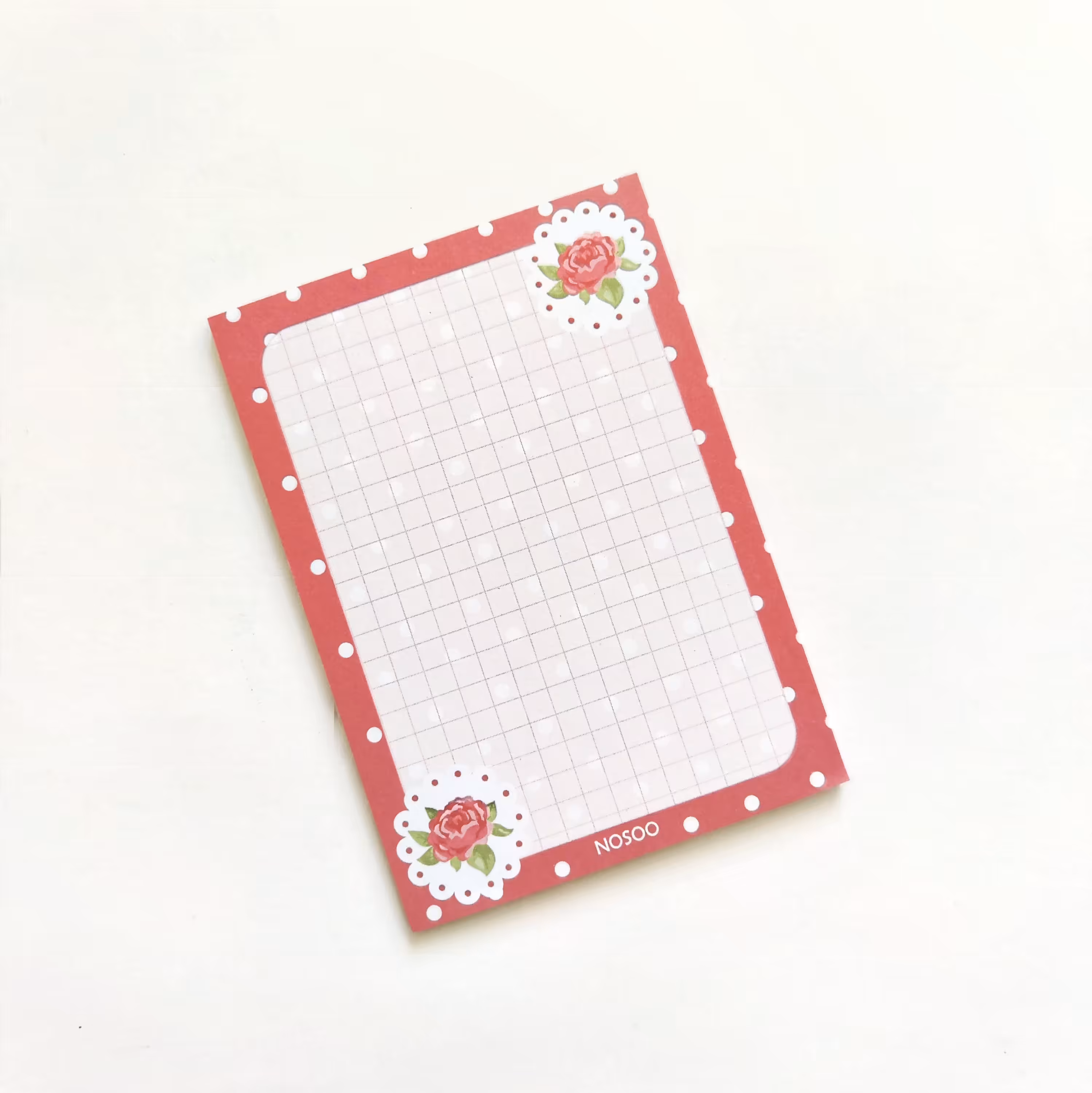 کاغذ یادداشت فانتزی طرح گلسرخی