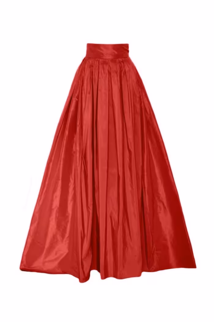 دامن قرمز زنانه پپ آپای بلند و آفرین Mert Erkan