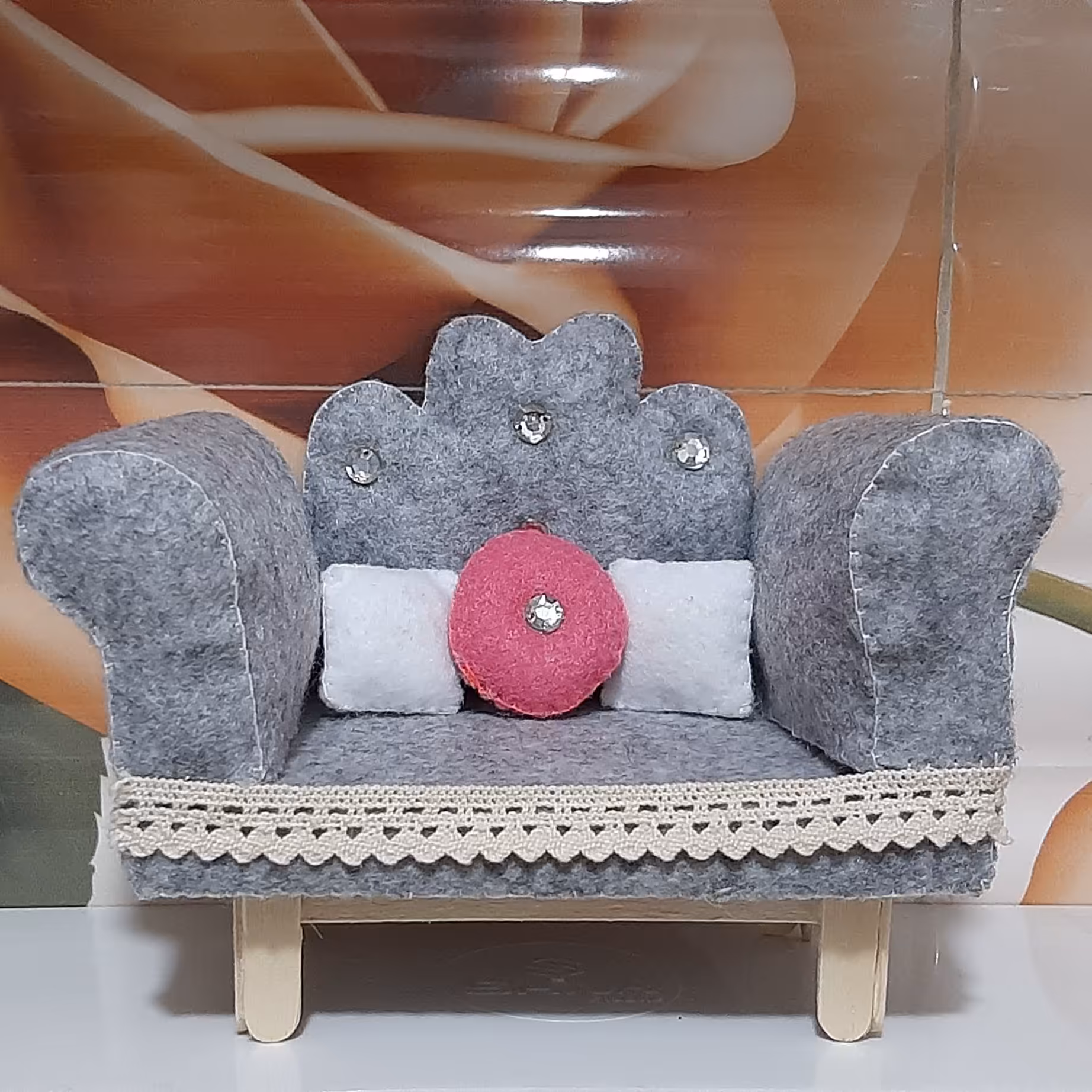 مبل مینیاتوری نمدی