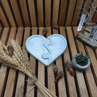 سینی قلب دوتیکه پازلی