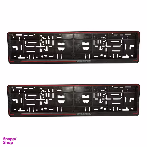 قاب پلاک خودرو مدل plus بسته 2 عددی