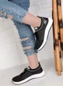 کفش اسکیچرز جورابی میانه