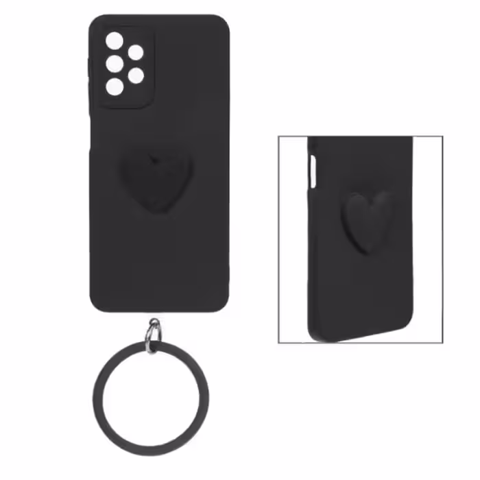 قاب گوشی Pro Camera قلبی النگویی برای Samsung A32-5G