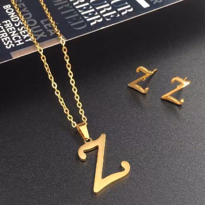 نیم ست حرف Z رنگ ثابت