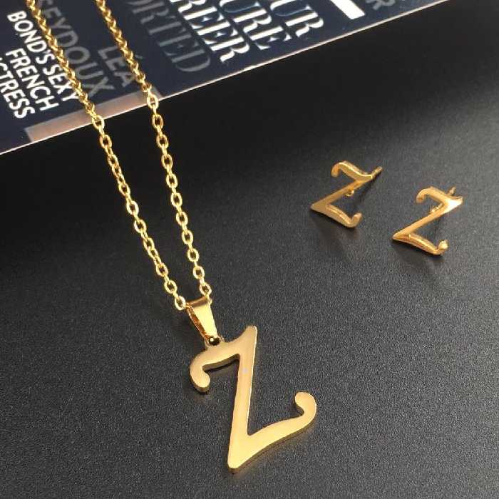 نیم ست حرف Z رنگ ثابت