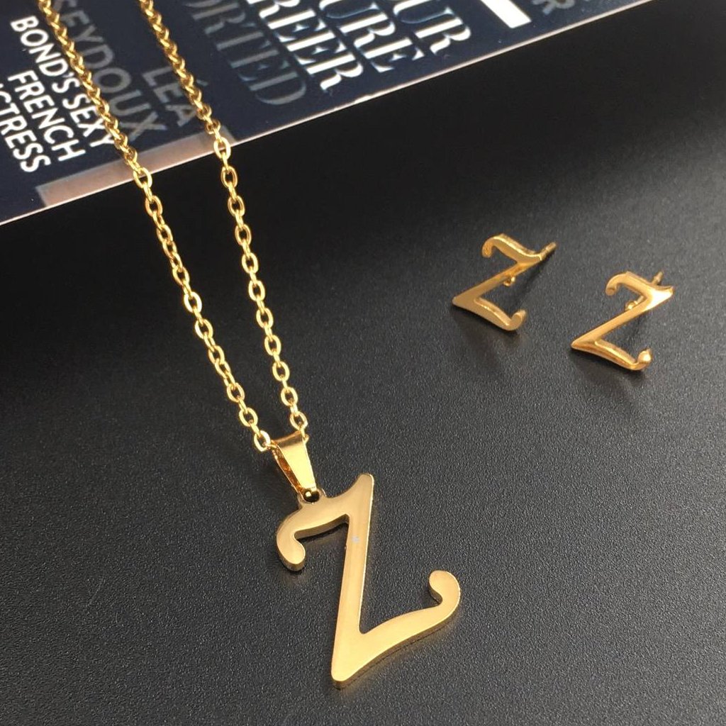 نیم ست حرف Z رنگ ثابت