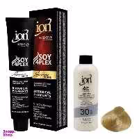 رنگ مو آیون (Ion) شماره 7.13 حجم 120 میلی‌لیتر رنگ بلوند کنفی متوسط+اکسیدان نه درصدی حجم 180 میلی‌لیتر