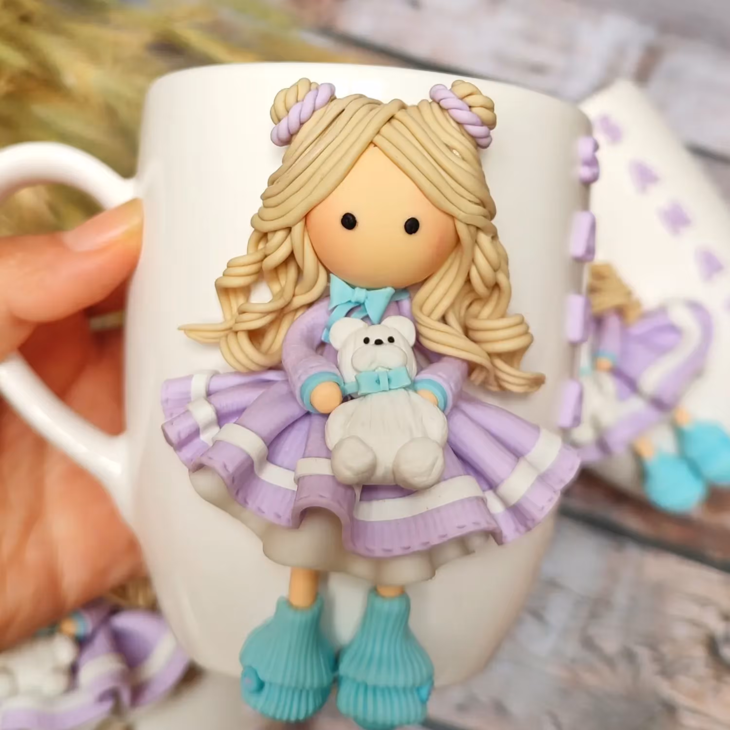 ماگ عروسکی دخترانه فانتزی