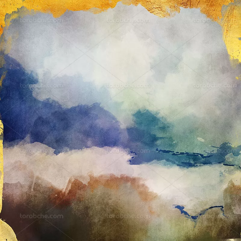 تکسچر رنگارنگ آبرنگ | گرافیک با طعم تربچه