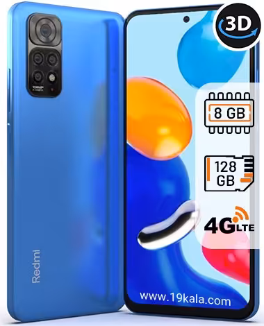 گوشی موبایل شیائومی Redmi Note 11s ظرفیت 128 رم 8 گیگابایت