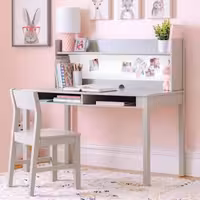 میز تحریر ساده و مینیمال دخترانه-k59