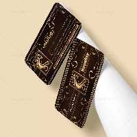 کارت ویزیت لایه باز آرایشگاه زنانه | گرافیک با طعم تربچه