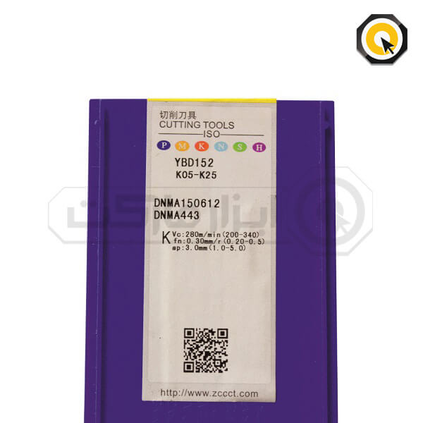 اینسرت تراشکاری ZCC مدل DNMA150612-YBD152