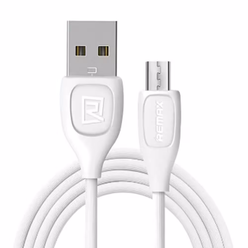  کابل اندروید ریمکس مدل r050(رنگ سفید)
