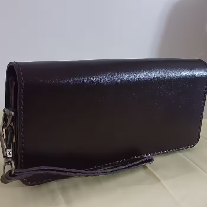 کیف مدارک مردانه دستدوز چرم گاوی