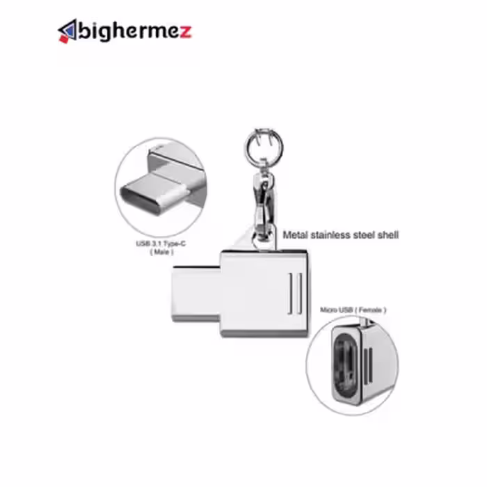 تبدیل MICRO به TYPE-C ارلدرام مدل ET-TC03