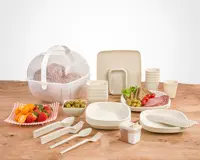 سرویس مسافرتی 56 پارچه شش نفره لیمون