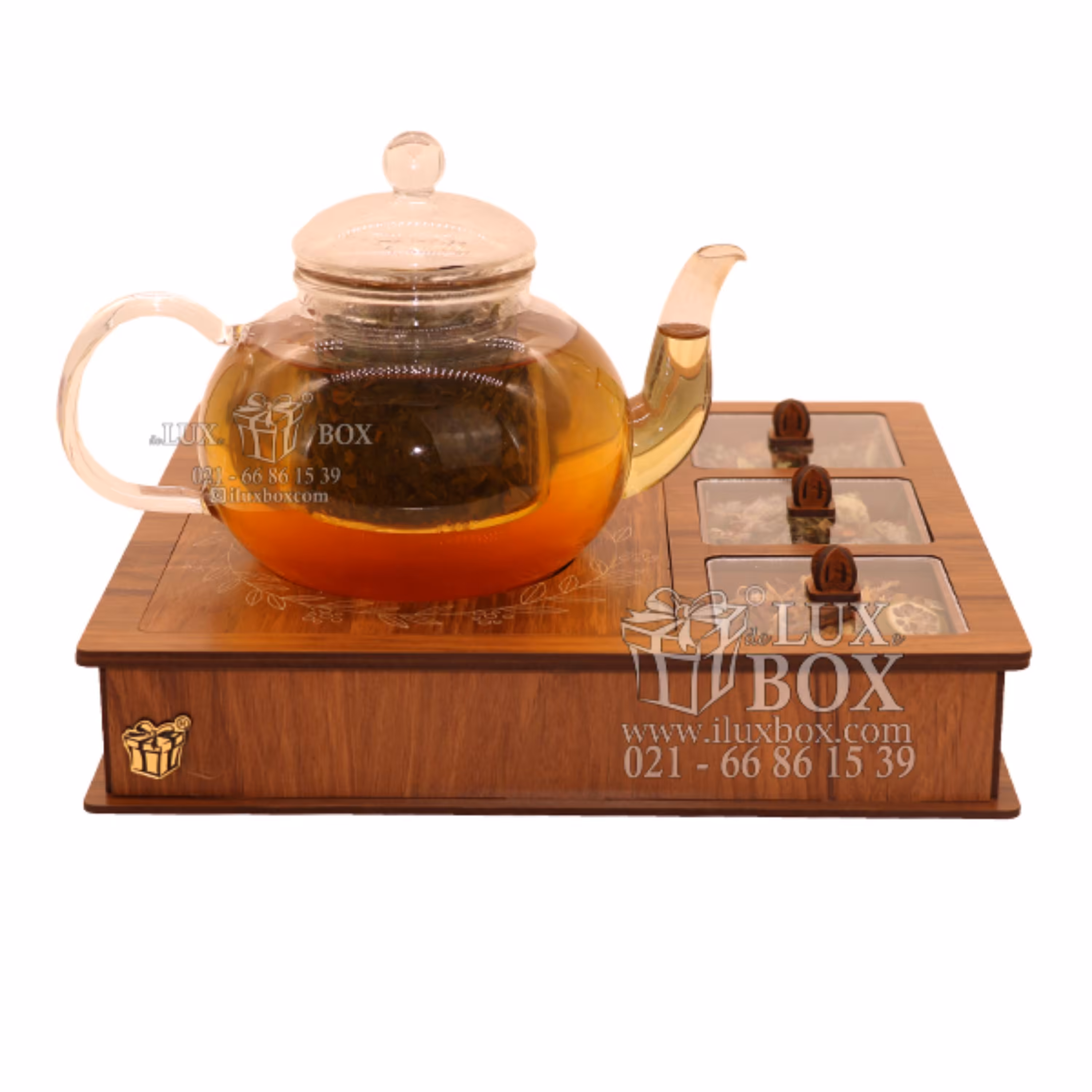 جعبه وارمردار جعبه دمنوش  لوکس باکس کد LB113-01