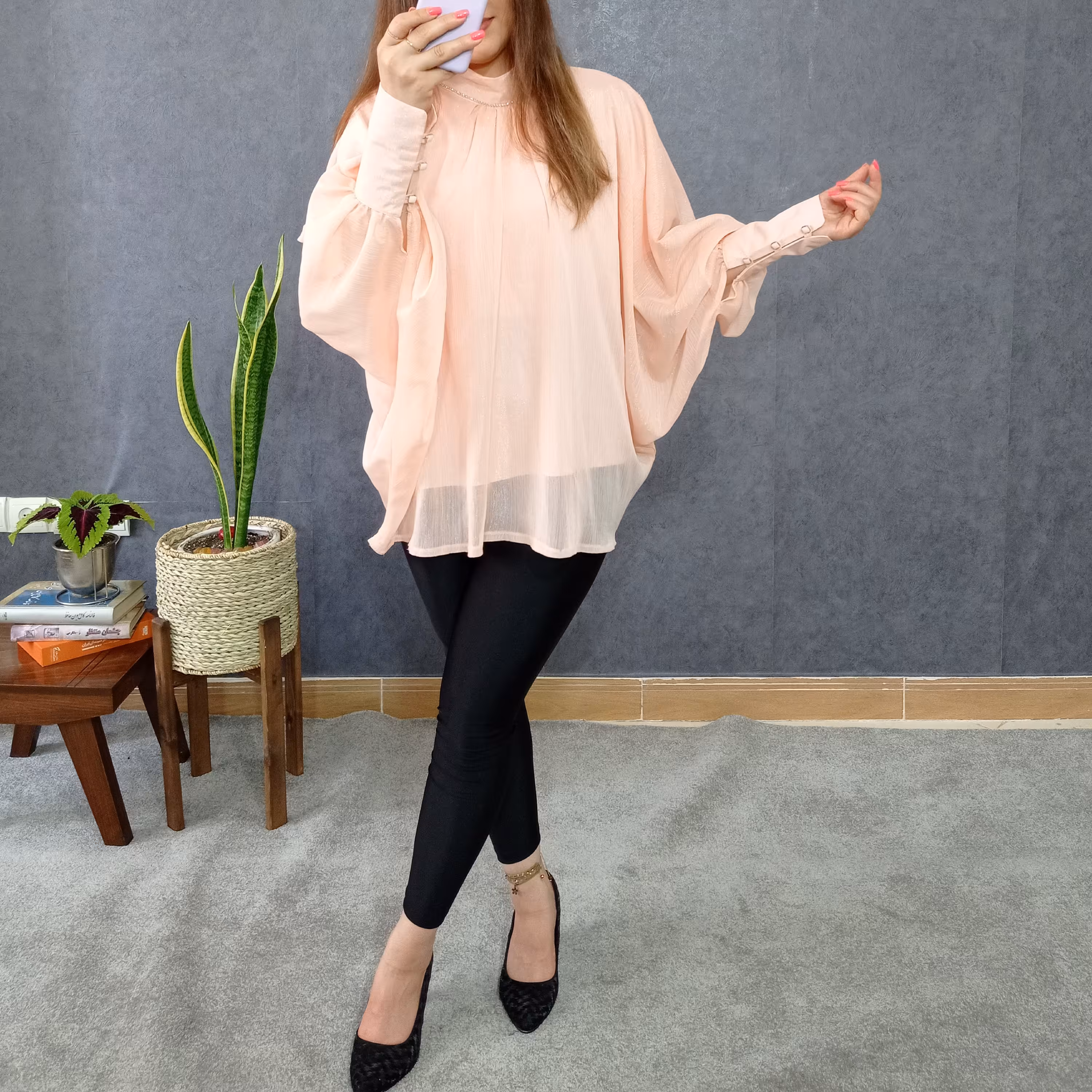 شومیز خفاشی شاین