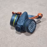 ماسک نیم صورت شیمیایی دوفیلتر  ساخت اسپانیا