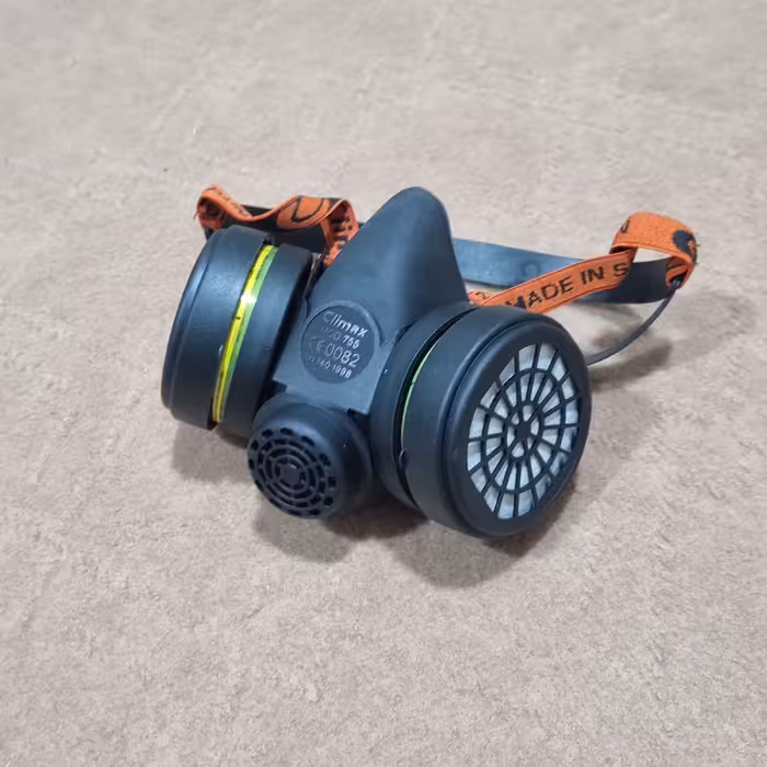 ماسک نیم صورت شیمیایی دوفیلتر  ساخت اسپانیا