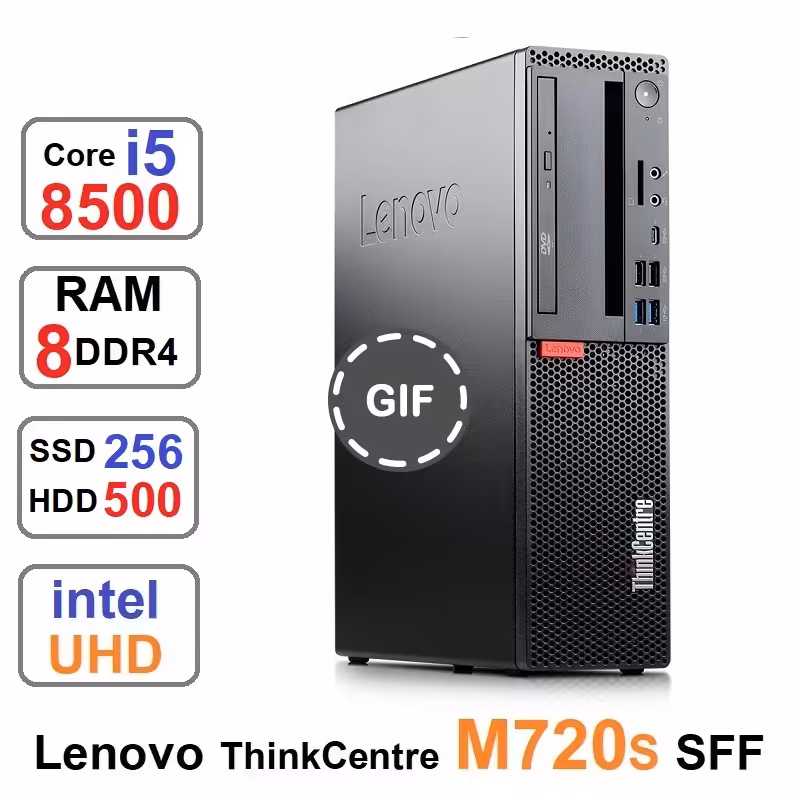 مینی کیس Lenovo ThinkCentre M720 SFF core i5 8500وSSD256