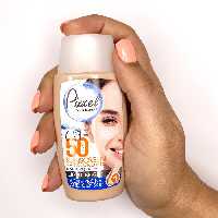 ضدآفتاب پیکسل زنگ بژ روشن مناسب پوست خشک تا نرمال و حساس با spf50
