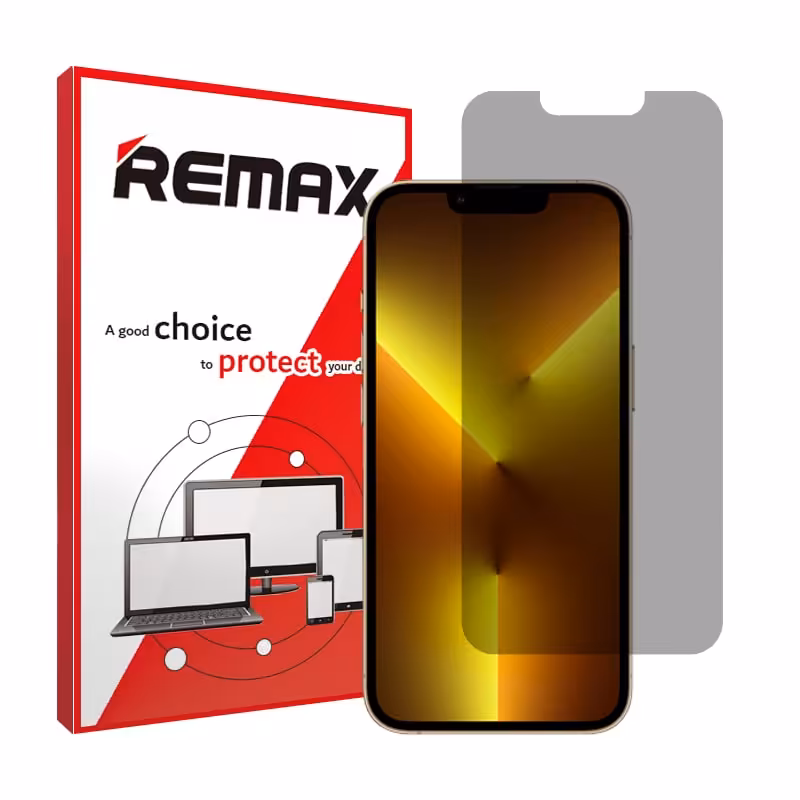 گلس اپل iPhone 13 Pro Max مدل هیدروژلی پرایوسی برند ریمکس کد S