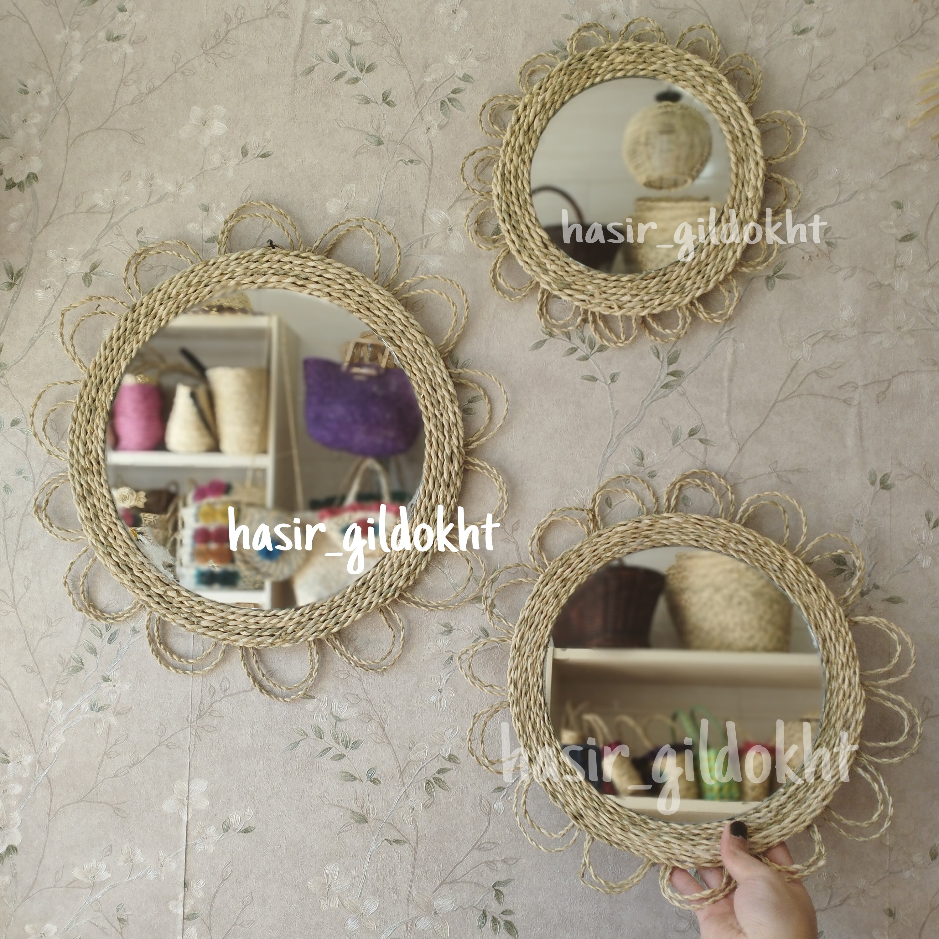 آینه حصیری  3عددی