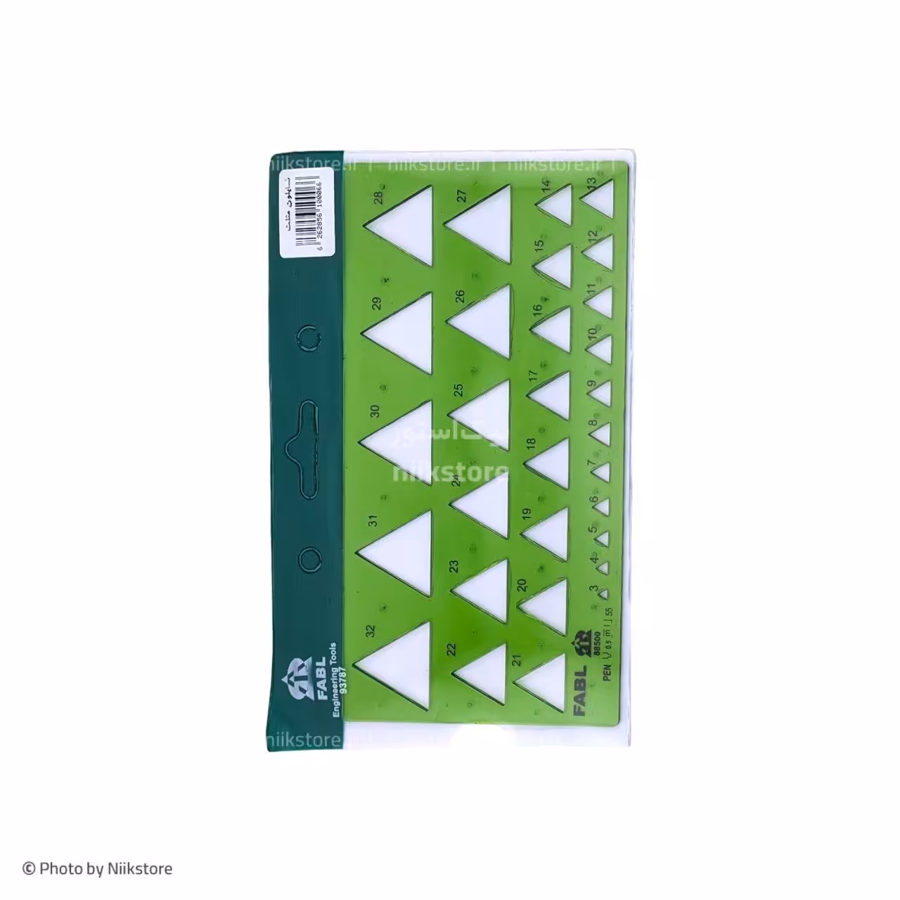 شابلون مثلث فابل