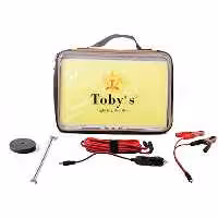 چراغ LED تفریح و کمپینگ برند Toby مدل 1280وات با شعاع روشنایی قوی سیم بلند و کلیپس قابل تنظیم