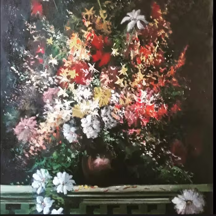 تابلو نقاشی گل2
