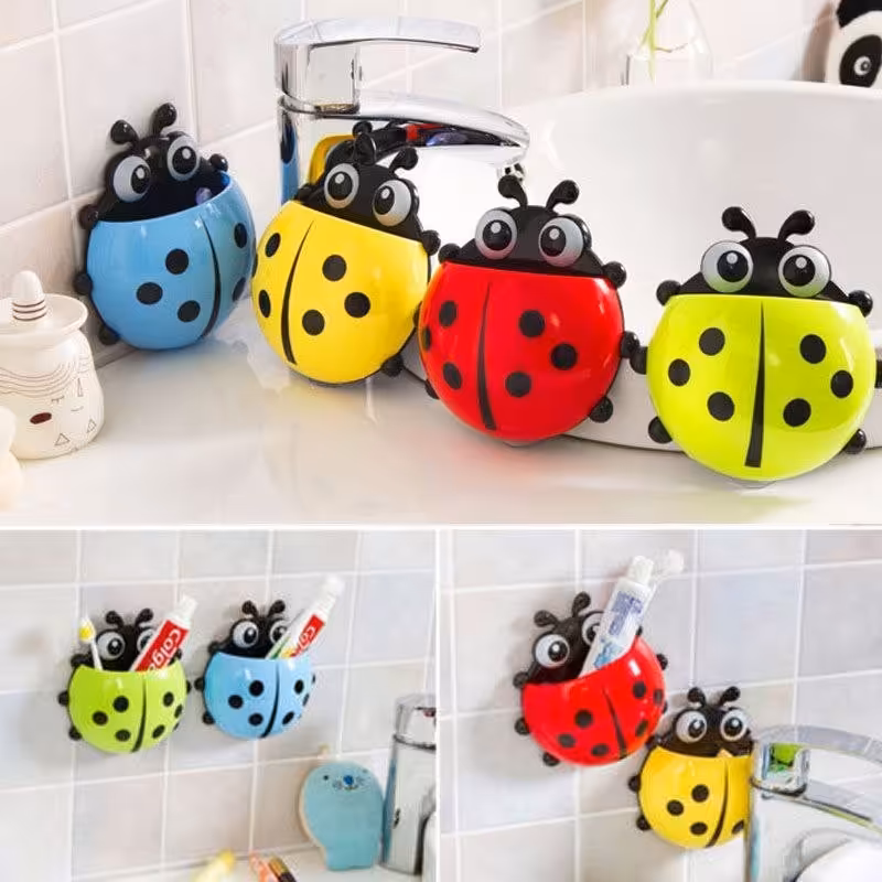 جامسواکی دیواری طرح کفشدوزک 