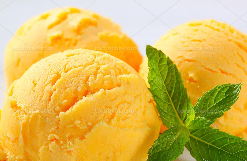 عکس بستنی با برگ نعنا | گرافیک با طعم تربچه