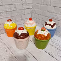 بانکه و پاسماوری سرامیکی طرح کاپ کیک 