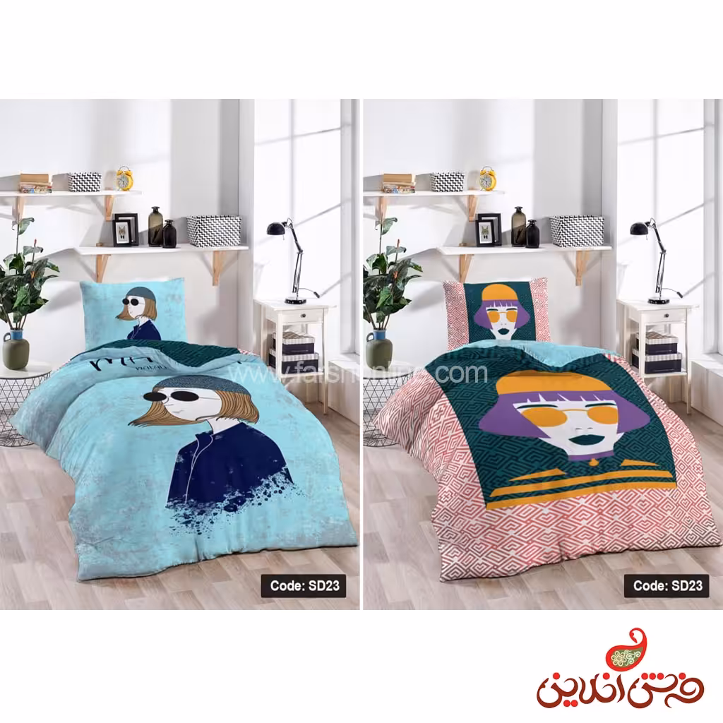 روتختی یک عددی دورو طرح ماتیلدا  leon کد 7023