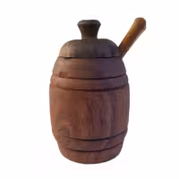 ظرف عسل مدل چوب گردو کد 01

