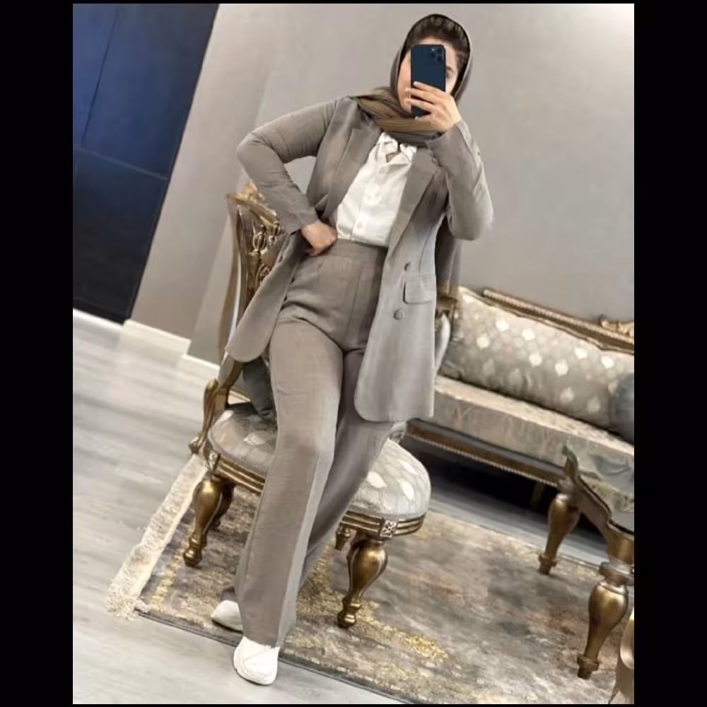 کت و شلوار جنس لنین فوق العاده جذاب