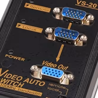 ویدیو سوئیچ دیواری 2پورت VGA آتن مدل VS201