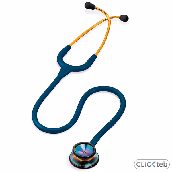 گوشی لیتمن کلاسیک II کودکان نیلی با چست رنگین کمانی (اورجینال   گارانتی اصلی)