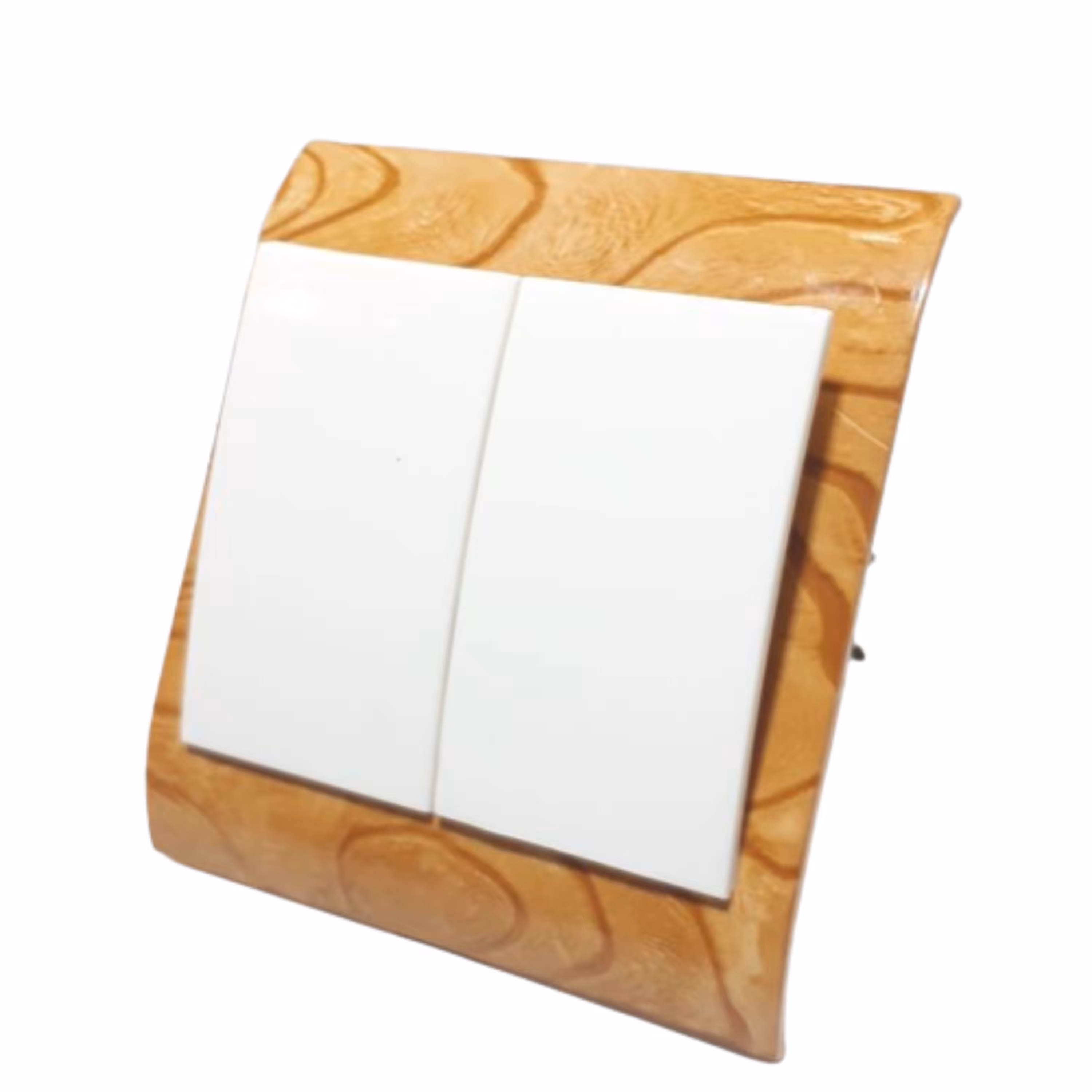 دوپل جهان الکتریک مدل الگانس سفید و طرح چوبی 101