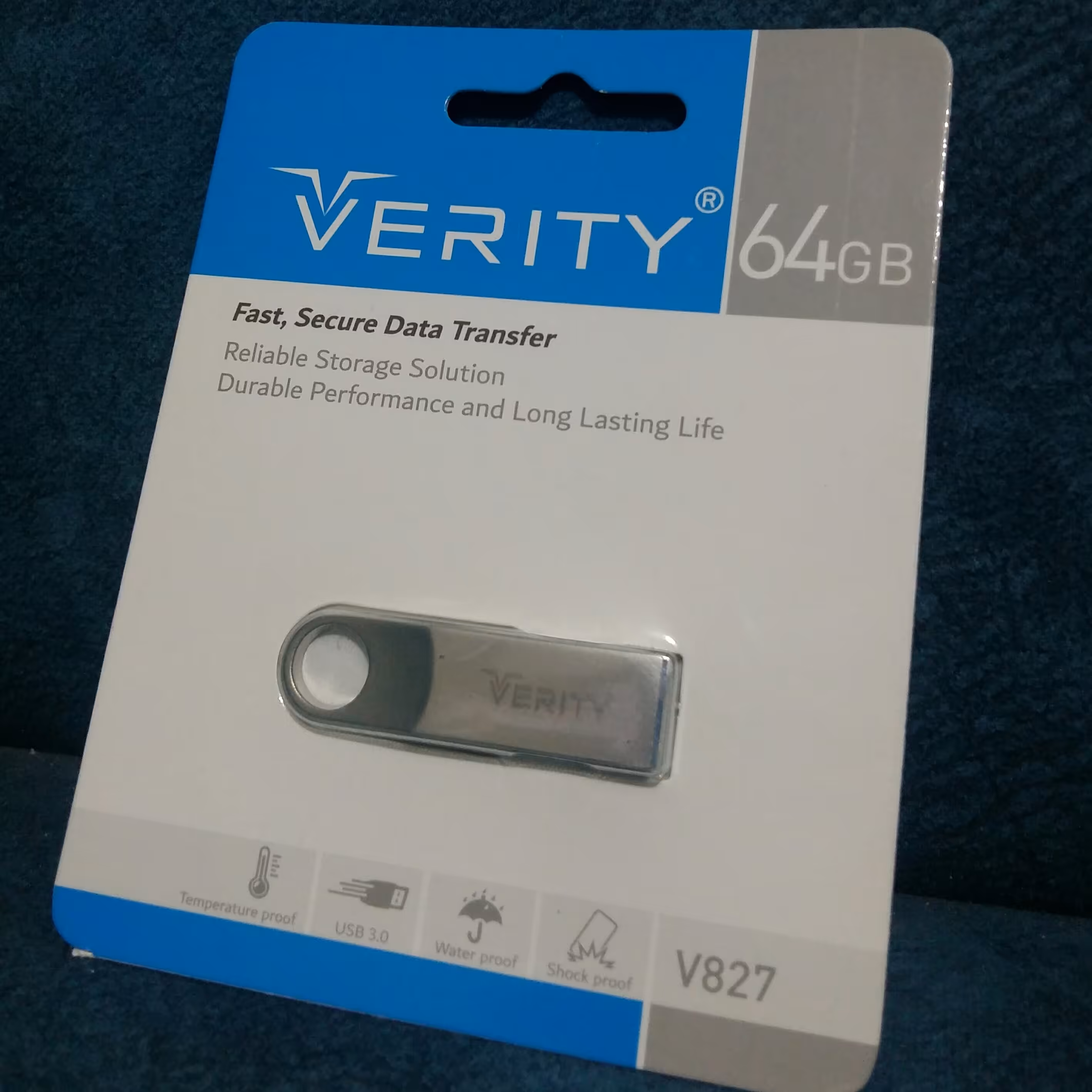 فلش مموری 64 گیگ وریتی مدل V827 USB3.0