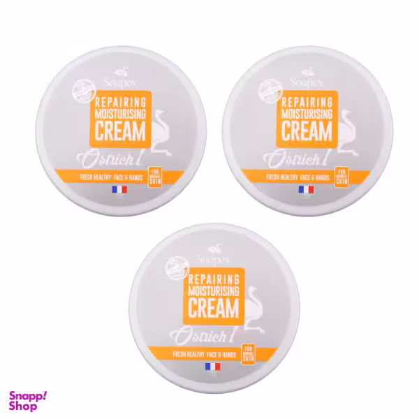 کرم مرطوب کننده سوپکس مدل OSTRICH حجم 200 میلی لیتر مجموعه 3 عددی