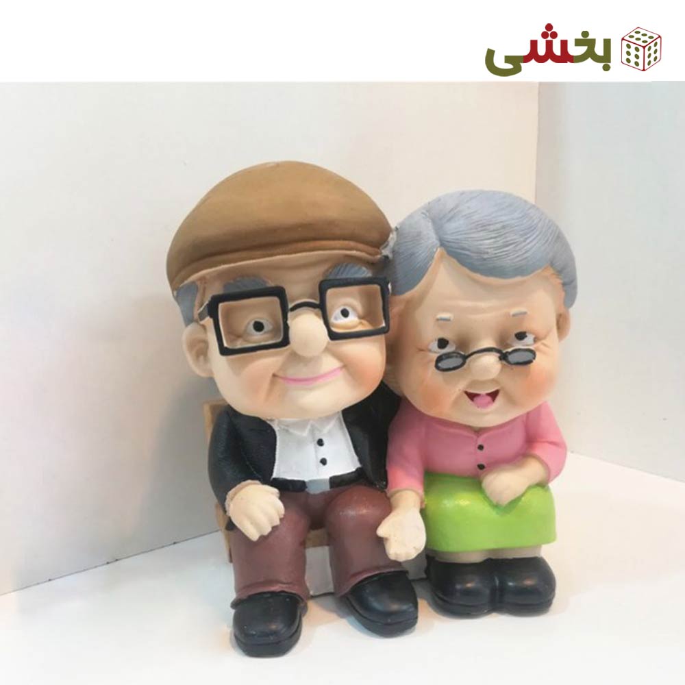 مجسمه طرح عشق مدل پیرمرد و پیرزن