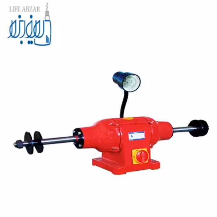 ماشین سنگ پرداخت 1500 دور چراغ دار سه فاز محک PGD-2000-4L