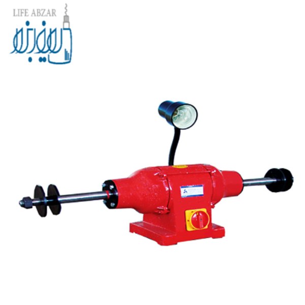 ماشین سنگ پرداخت 1500 دور چراغ دار سه فاز محک PGD-2000-4L