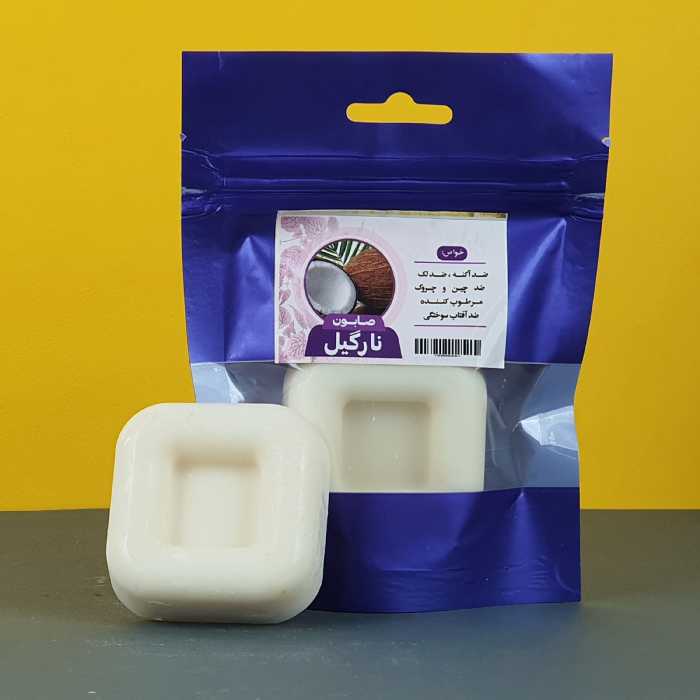 صابون های سیلیکونی نارگیل 50 گرمی عطش رویال