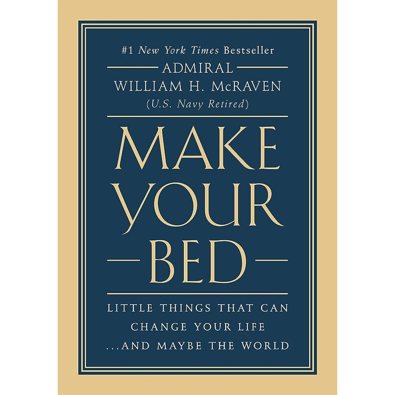 کتاب make your bed نوشته ویلیام اچ مک راون پالتویی