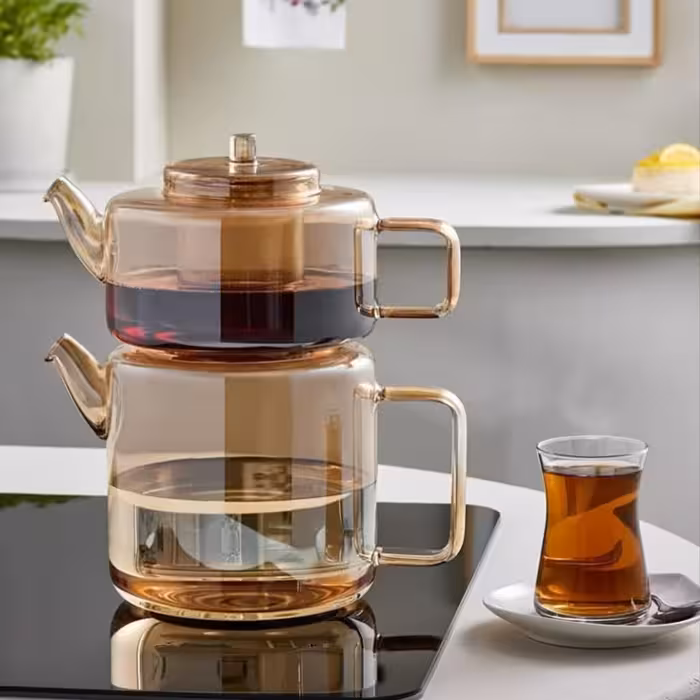 کتری قوری پیرکس شعله مستقیم شاهین