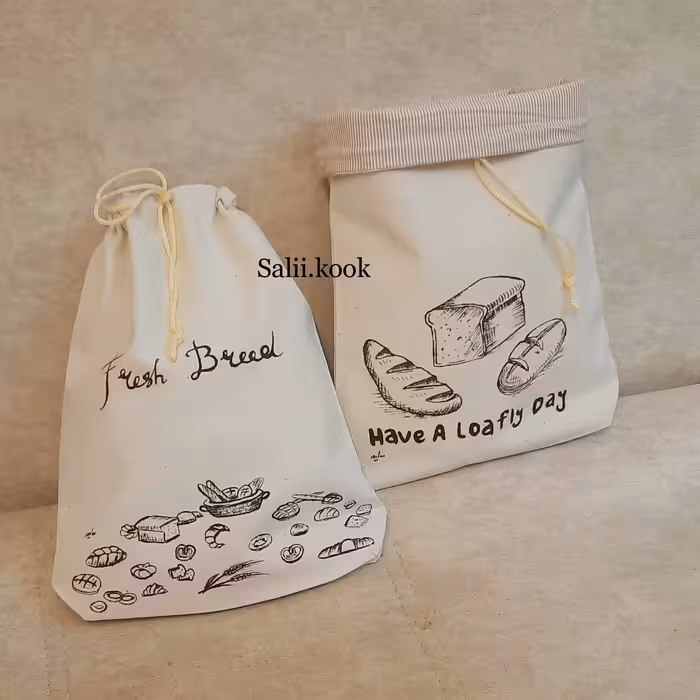 کیسه سه لایه نگهداری نان کوچک سایز25در35